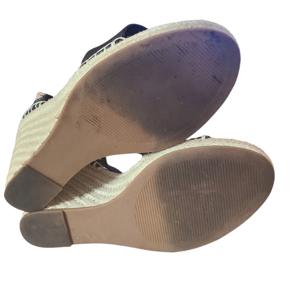 STEVE MADDEN | PRESTO LEATHER | WEDGE ESPADRILLES | SIZE 8.5 - Picture 9 of 10